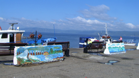Kleiner Hafen am Baikalsee