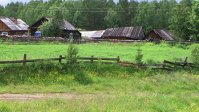 Sibirisches Dorf