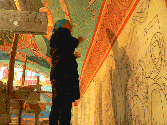 Fresken auffrischen